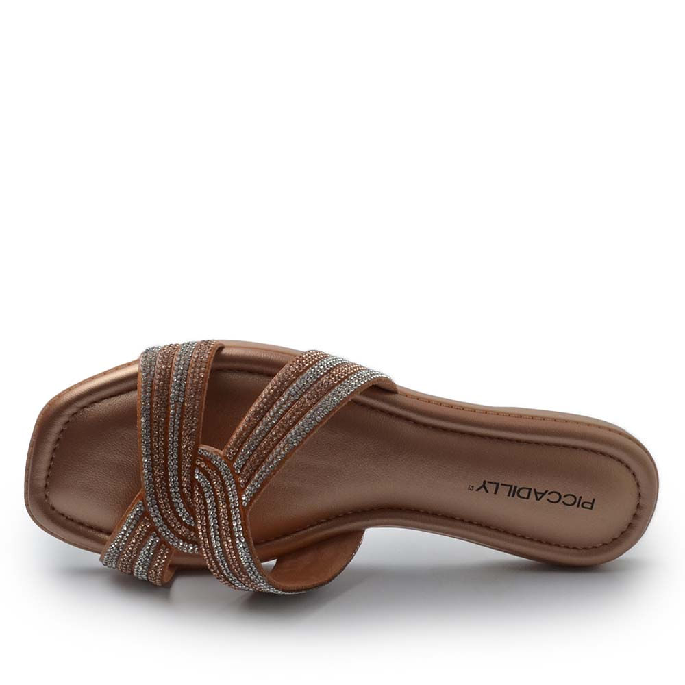 Sandália Rasteira Piccadilly Feminina 508050 - Foto 4