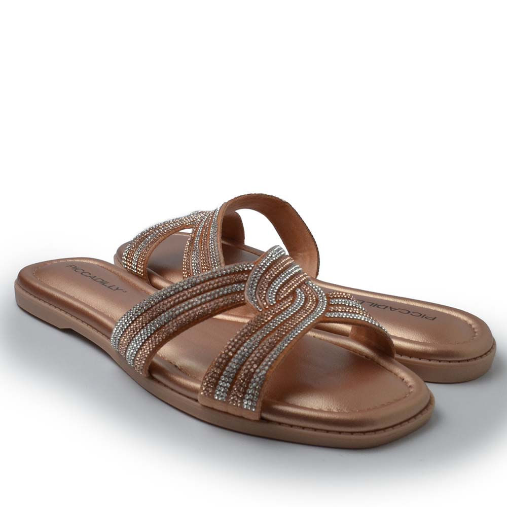 Sandália Rasteira Piccadilly Feminina 508050 - Foto 6
