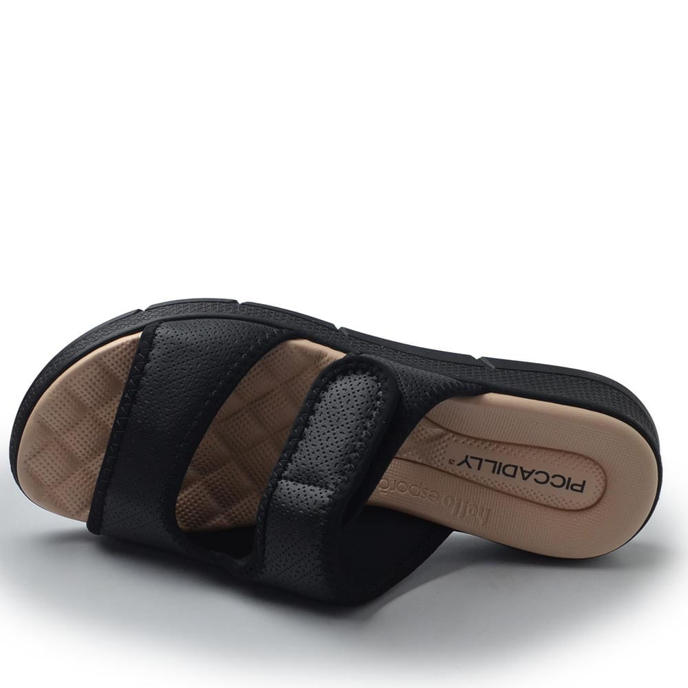 Sandália Piccadilly Feminina Salto Baixo TM 571010 - Foto 4