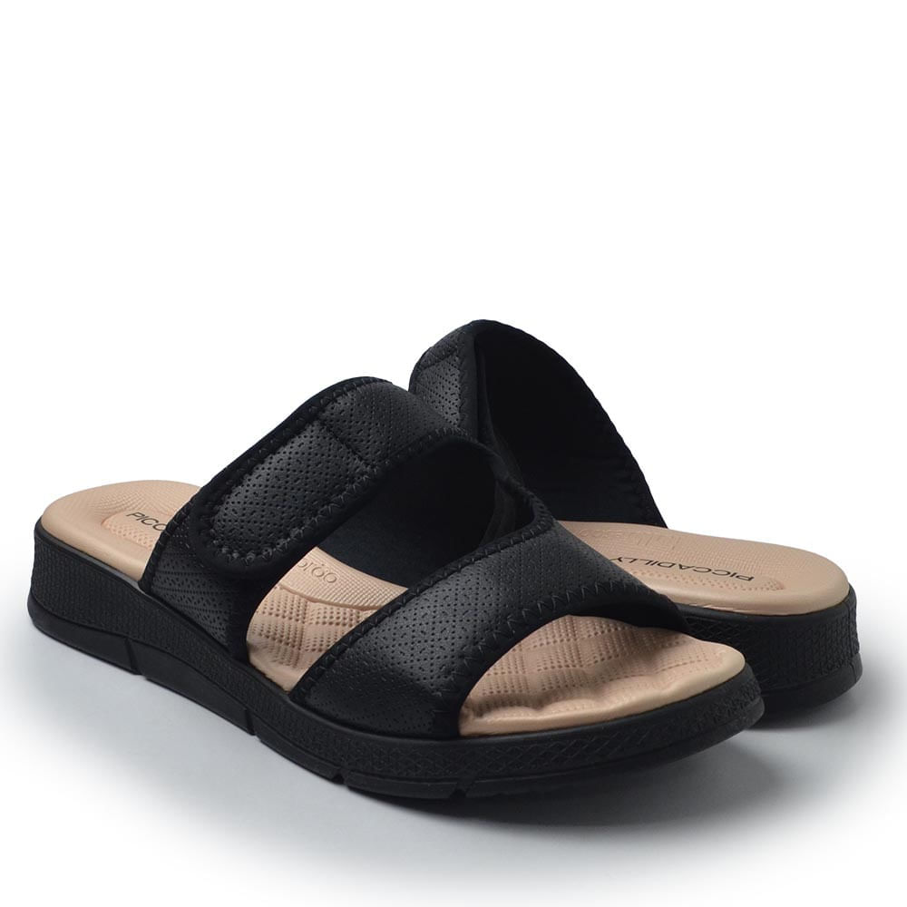 Sandália Piccadilly Feminina Salto Baixo TM 571010 - Foto 6