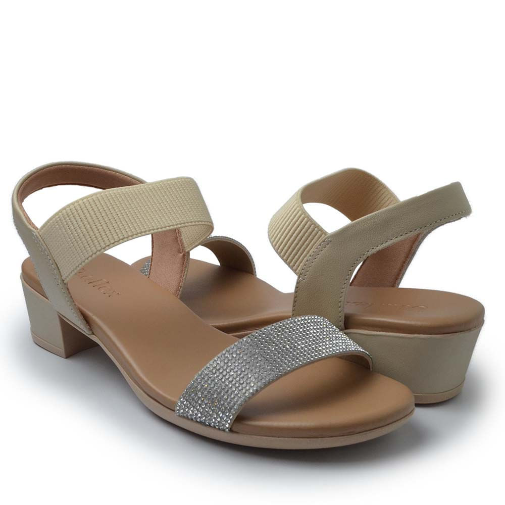 Sandália Usaflex Feminina Salto Baixo PA02001 - Foto 6