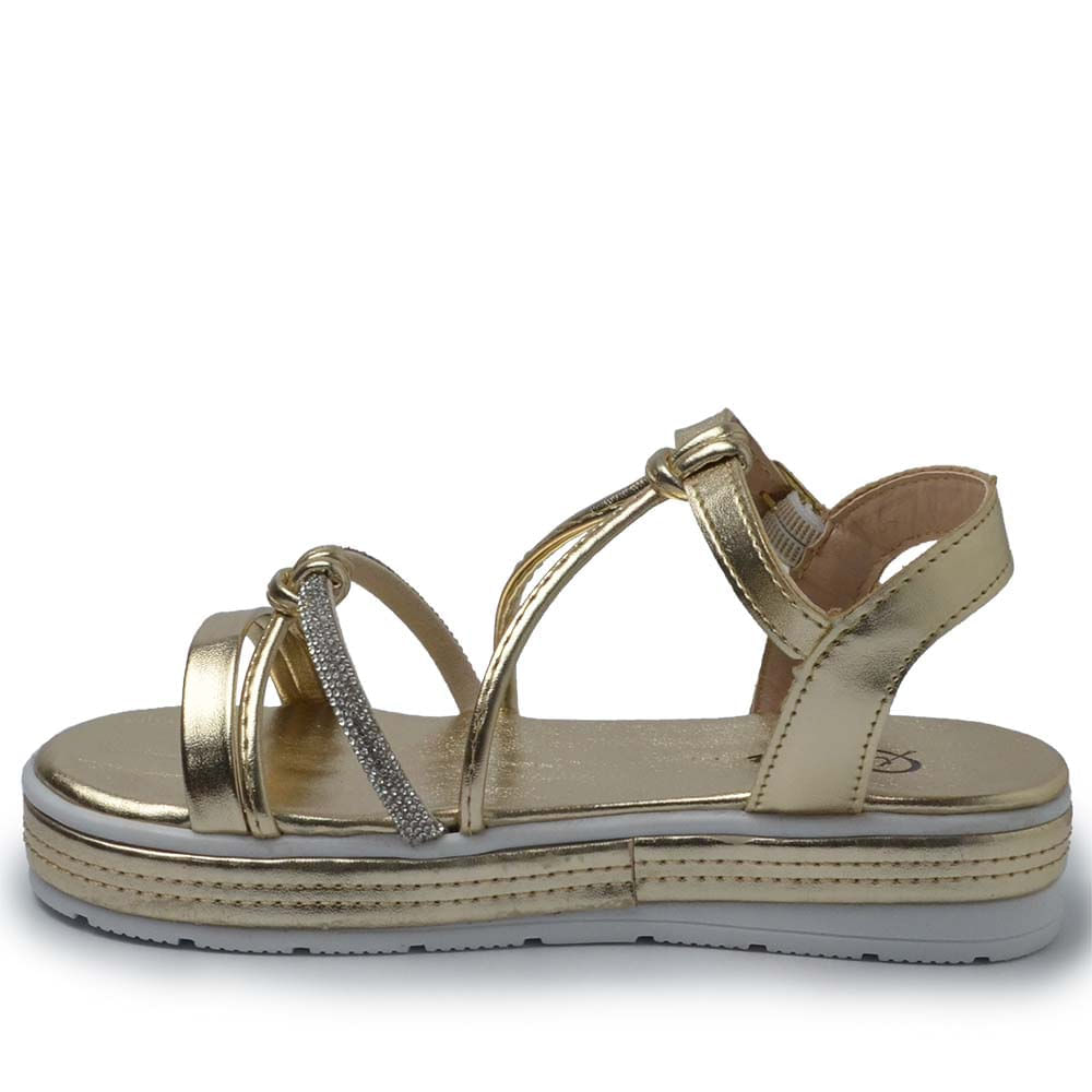 Sandália Flatform Infantil Magia Feminina 950-05 - Foto 3