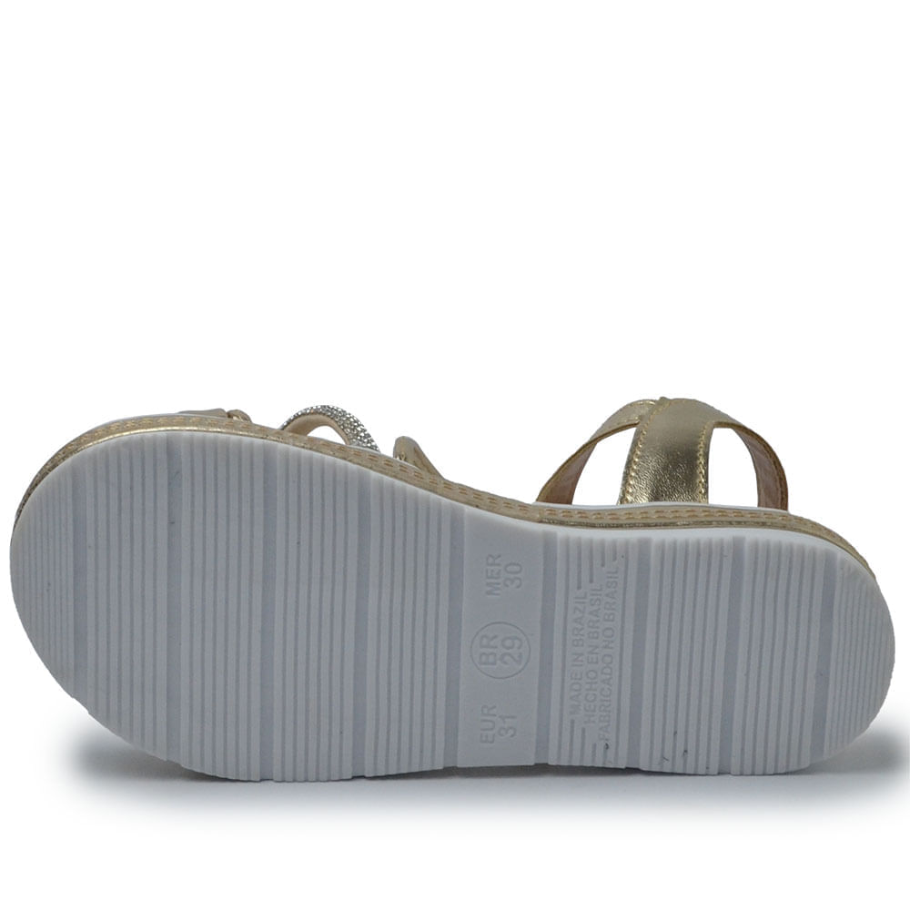 Sandália Flatform Infantil Magia Feminina 950-05 - Foto 5