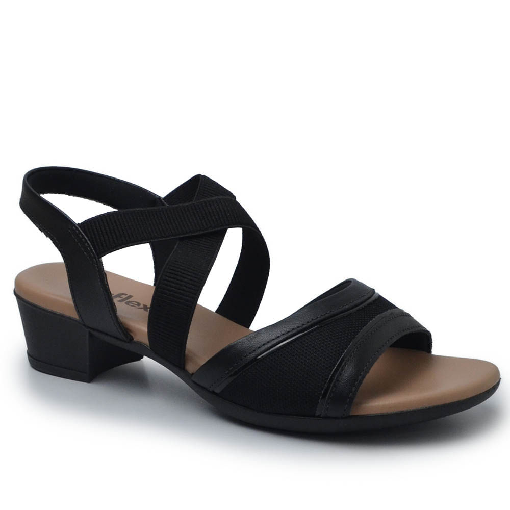 Sandália Usaflex Feminina Salto Baixo MM0803 - Foto 2