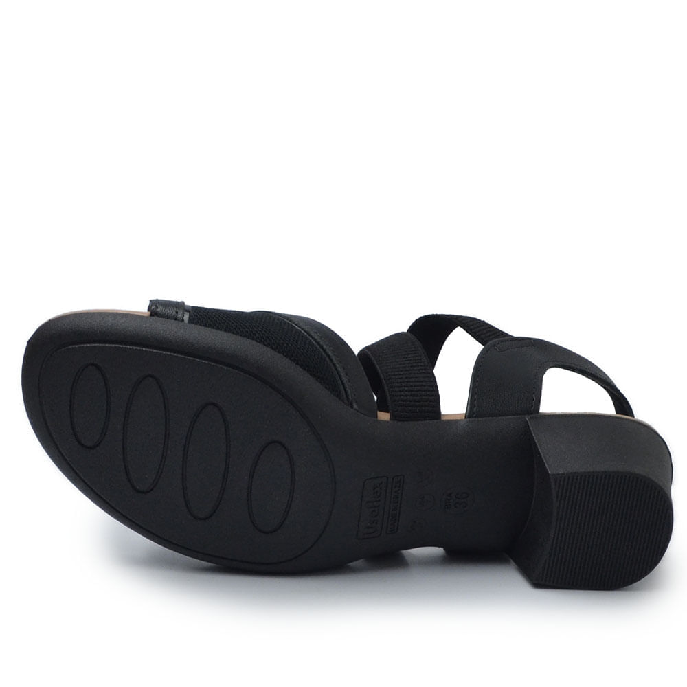 Sandália Usaflex Feminina Salto Baixo MM0803 - Foto 5