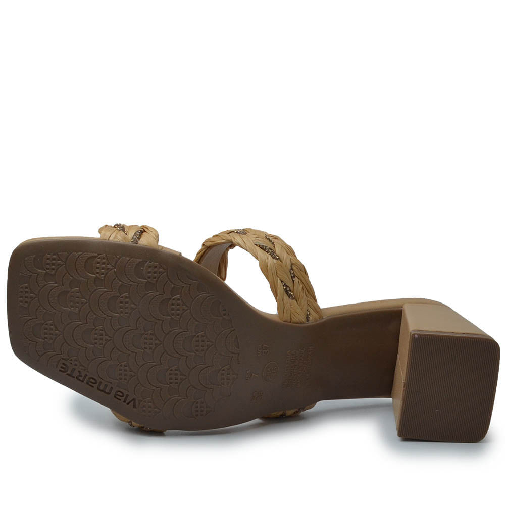 Tamanco Via Marte Feminino 171-021-01 - Foto 5