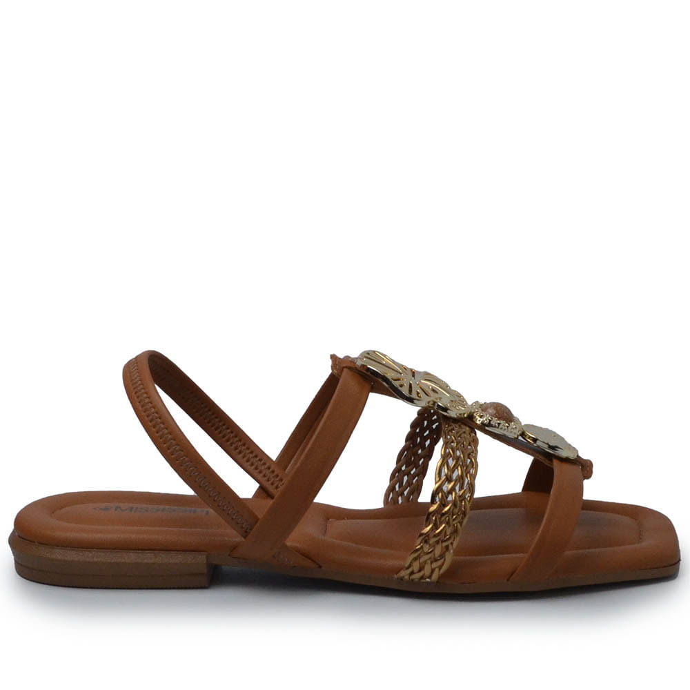 Sandália Rasteira Mississipi Feminina MC312 - Foto 1