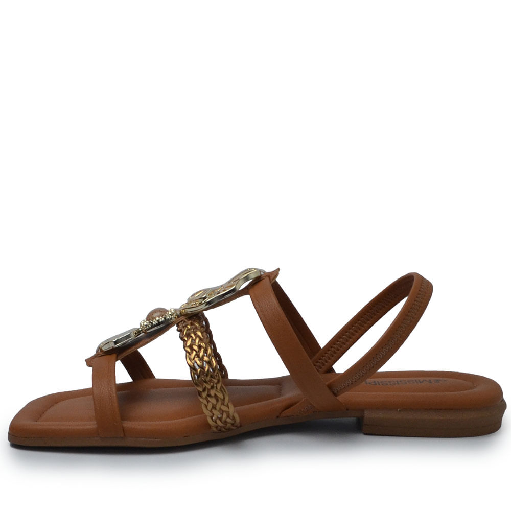 Sandália Rasteira Mississipi Feminina MC312 - Foto 3