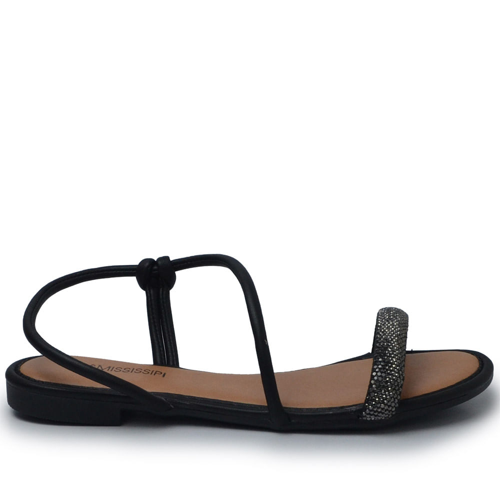 Sandália Rasteira Mississipi Feminina MC441 - Foto 1