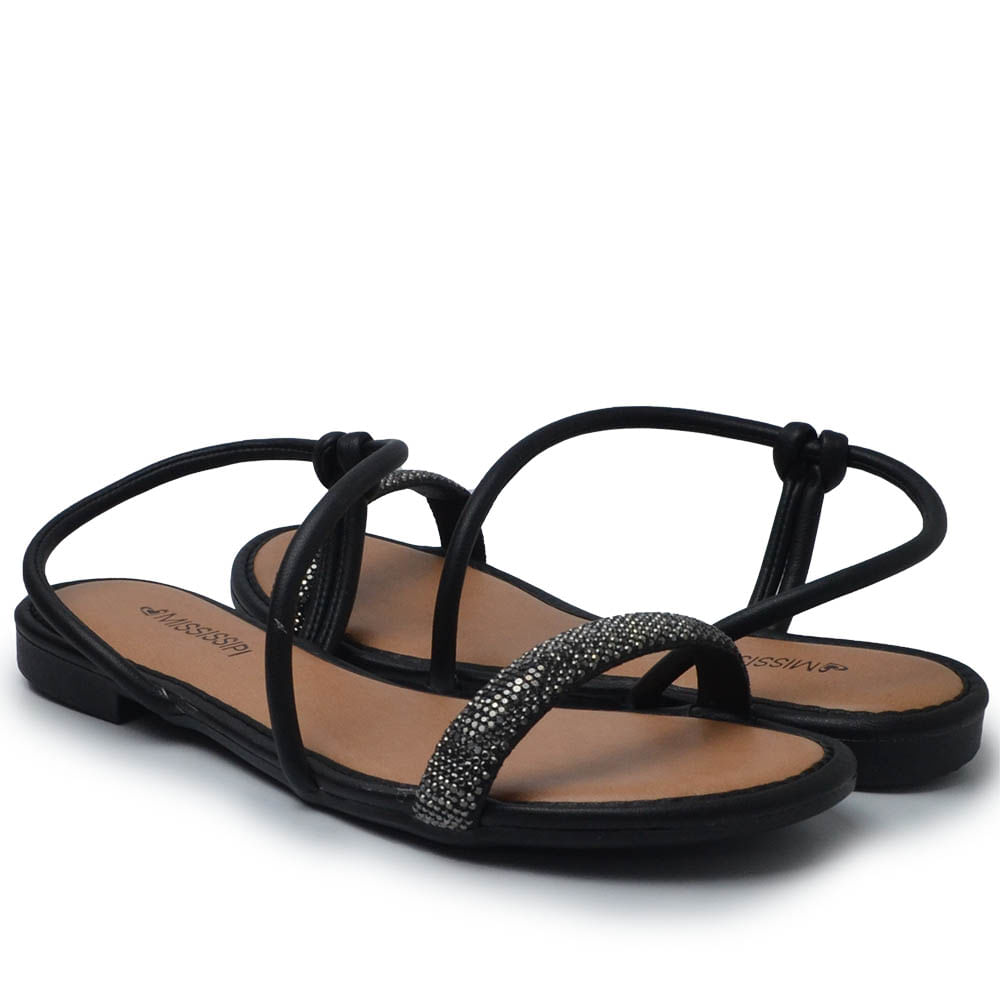 Sandália Rasteira Mississipi Feminina MC441 - Foto 6