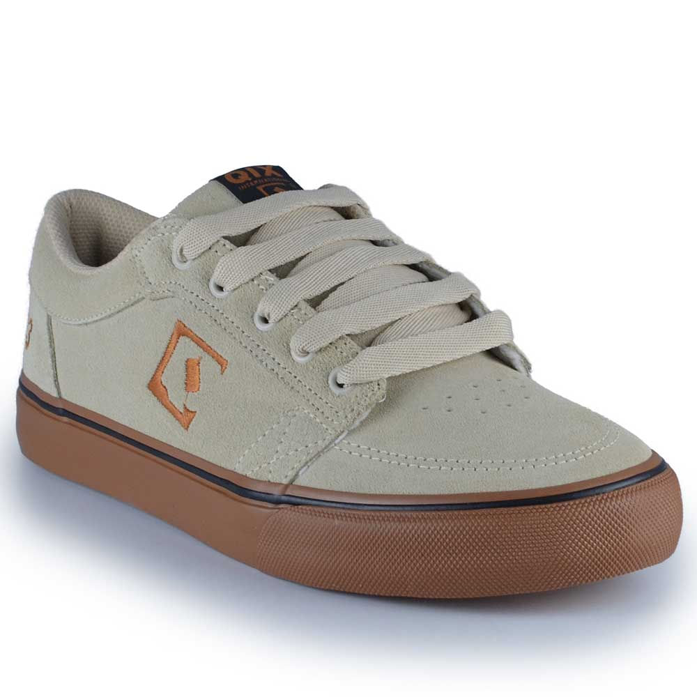 Tenis Qix Cinza Masculino Tenis Qix Combat Suede Cinza Branco Loja