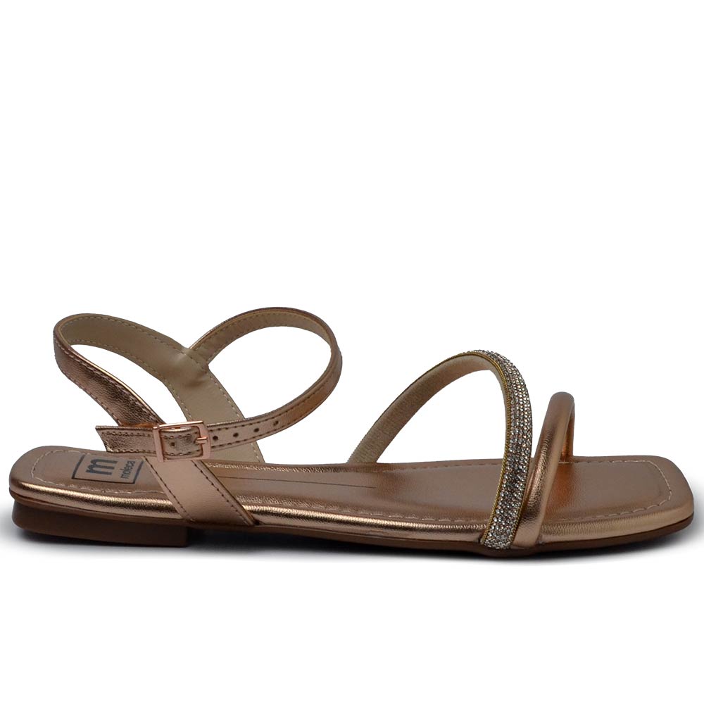 Sandália Rasteira Moleca Feminina 5462.138 - Foto 1