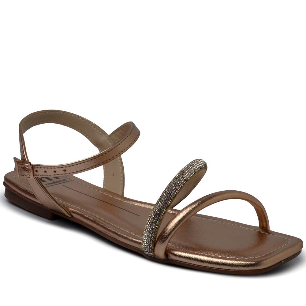 Sandália Rasteira Moleca Feminina 5462.138 - Foto 2