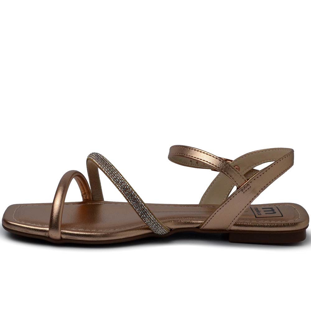 Sandália Rasteira Moleca Feminina 5462.138 - Foto 3