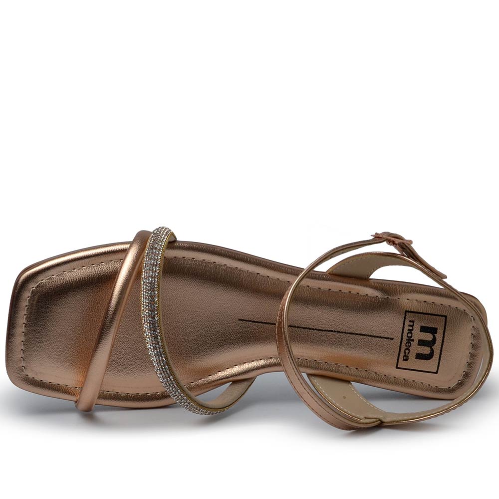 Sandália Rasteira Moleca Feminina 5462.138 - Foto 4