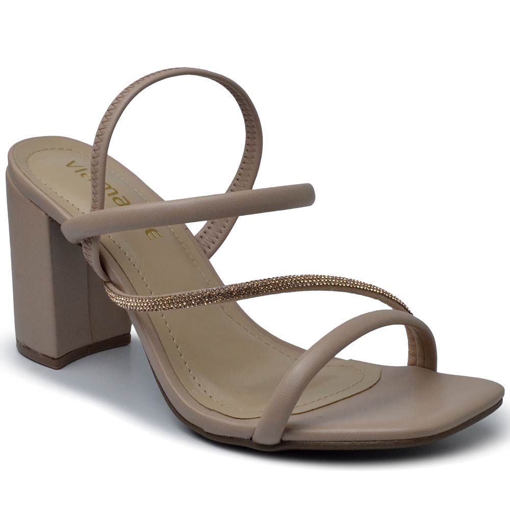 Sandália Via Marte Feminina Salto Alto 139-009-01 - Foto 2