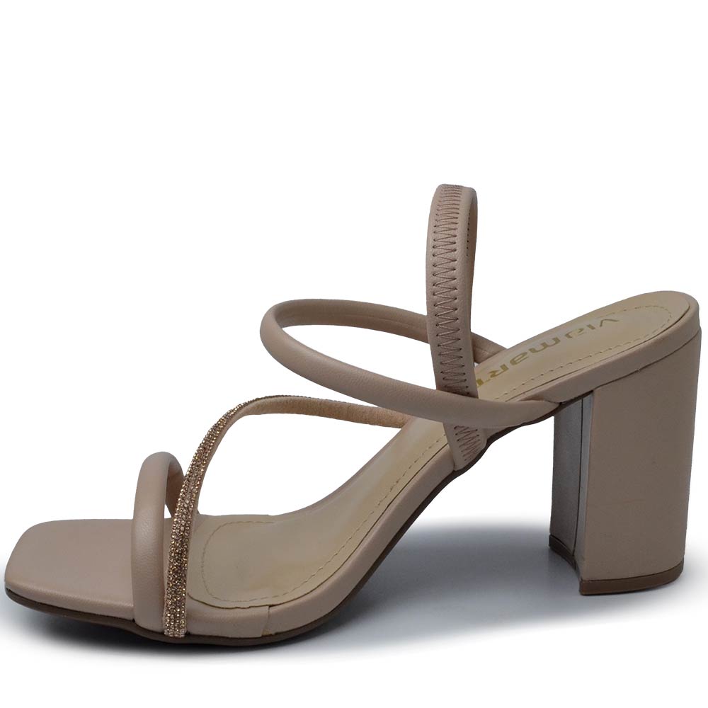 Sandália Via Marte Feminina Salto Alto 139-009-01 - Foto 3