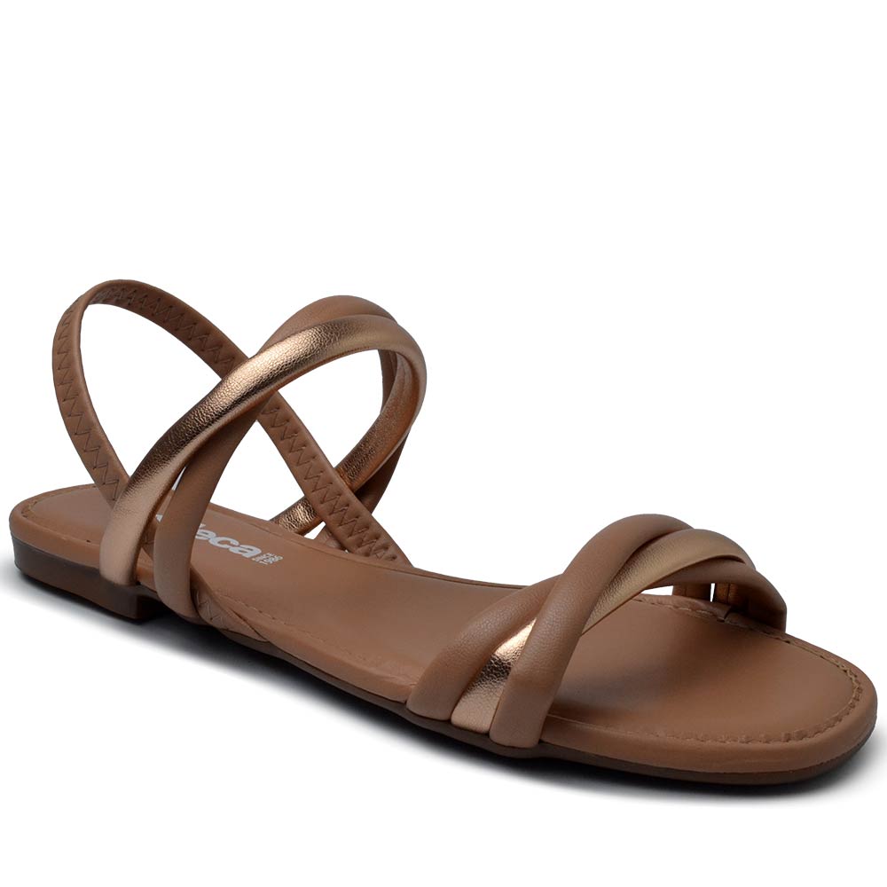 Sandália Rasteira Moleca Feminina 5435.542 - Foto 2