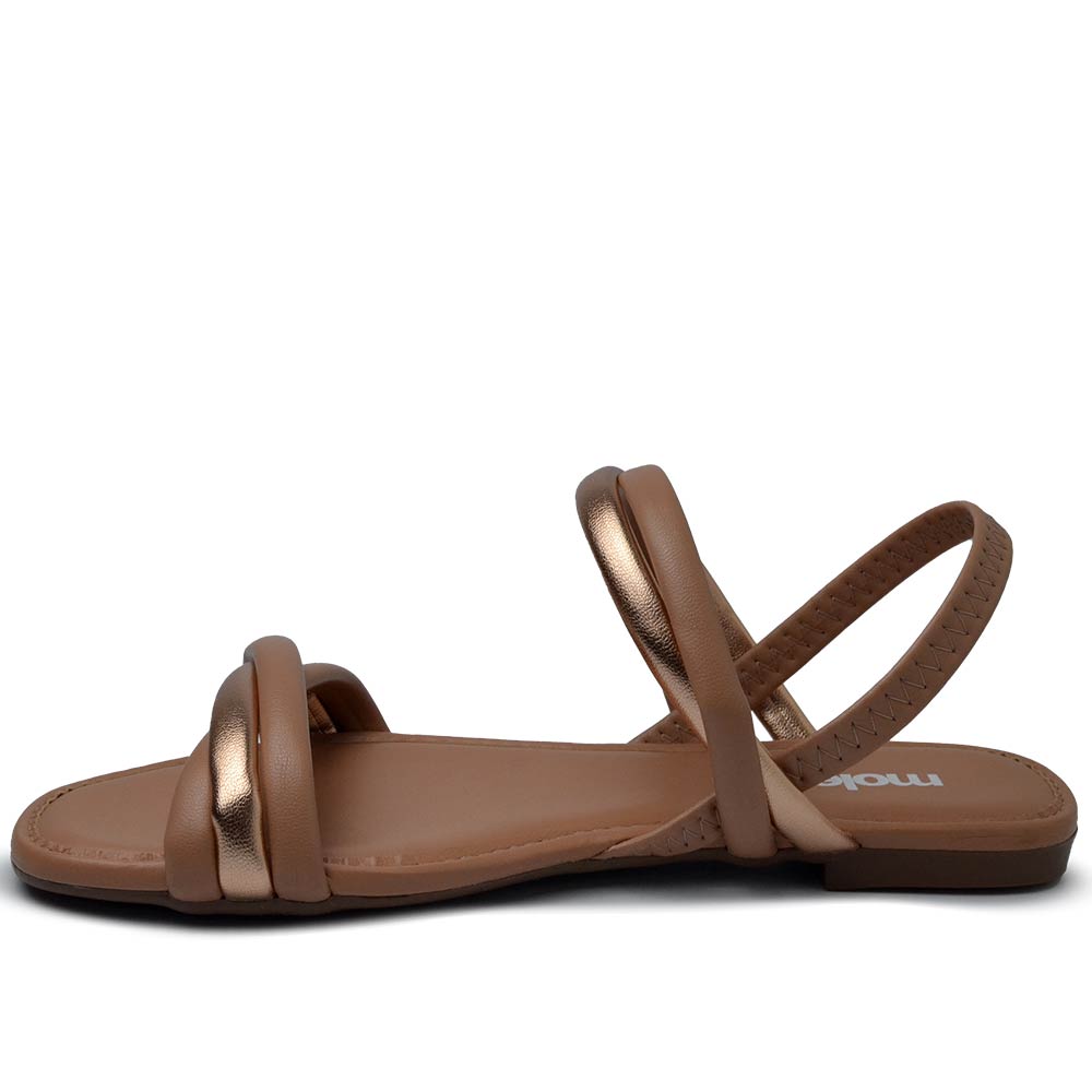 Sandália Rasteira Moleca Feminina 5435.542 - Foto 3