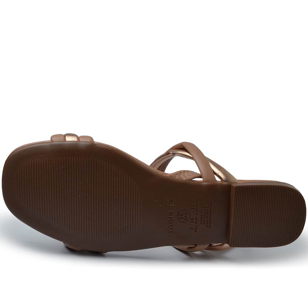 Sandália Rasteira Moleca Feminina 5435.542 - Foto 5