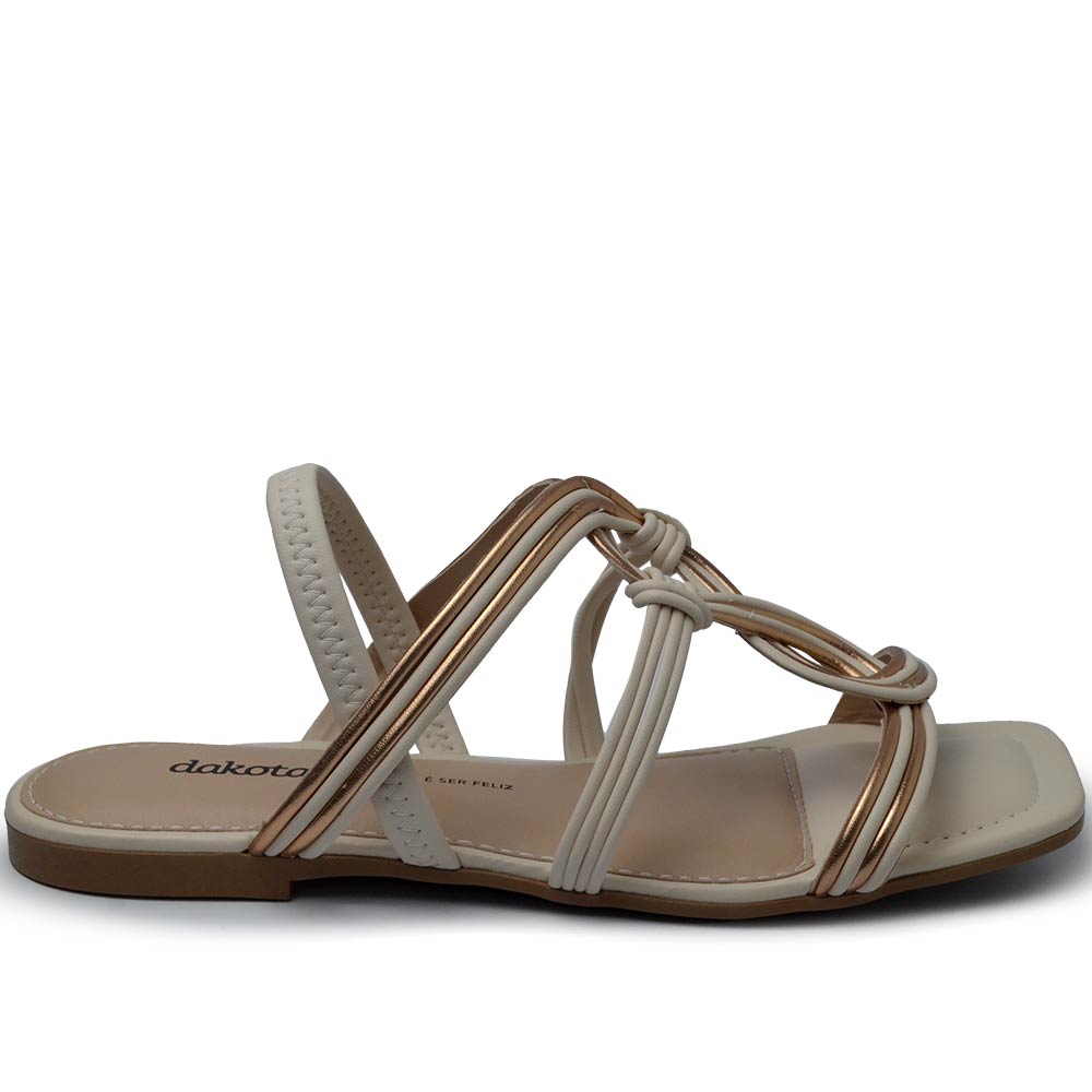 Sandália Rasteira Dakota Feminina Y7947 - Foto 1