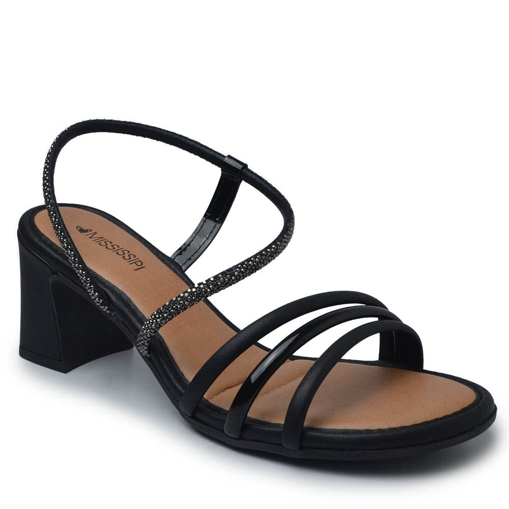Sandália Mississipi Feminina Salto Bloco MC413 - Foto 2