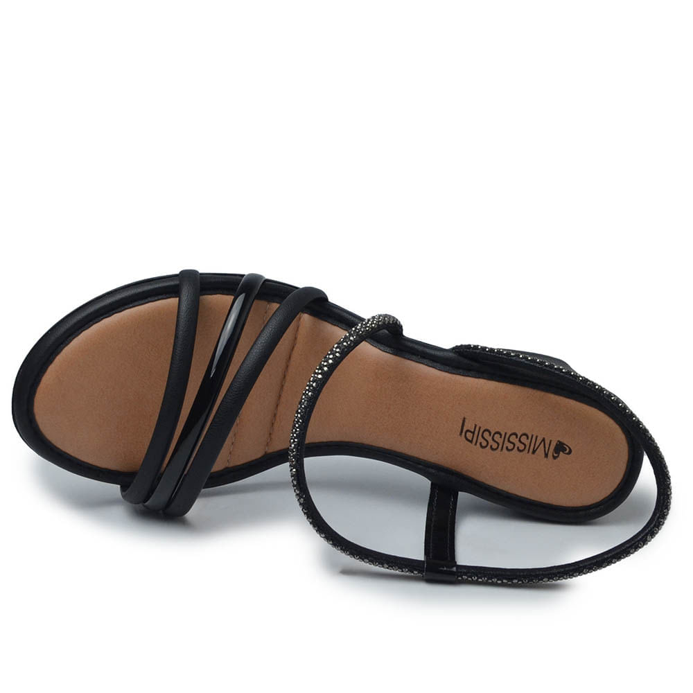 Sandália Mississipi Feminina Salto Bloco MC413 - Foto 4