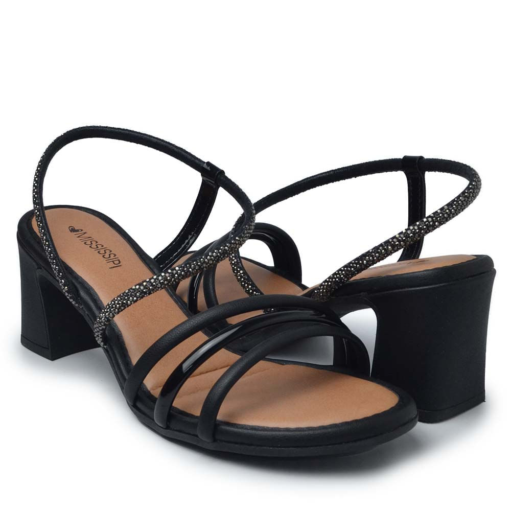 Sandália Mississipi Feminina Salto Bloco MC413 - Foto 6