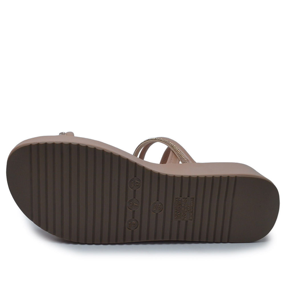 Sandália Anabela Via Marte Feminina 167-008-01 - Foto 5