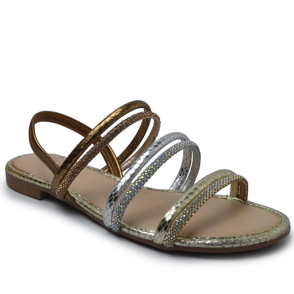 Sandália Rasteira Mississipi Feminina ME471 - Foto 2