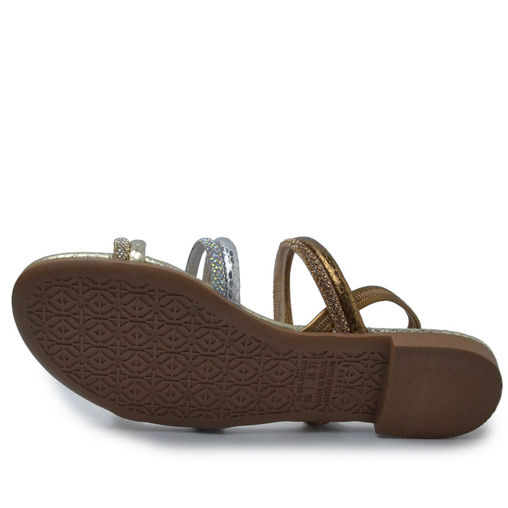 Sandália Rasteira Mississipi Feminina ME471 - Foto 5