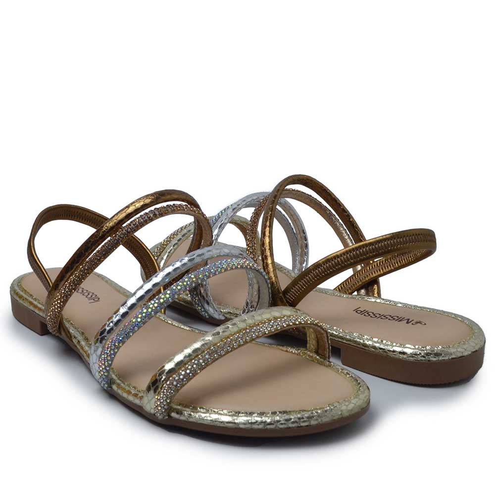 Sandália Rasteira Mississipi Feminina ME471 - Foto 6