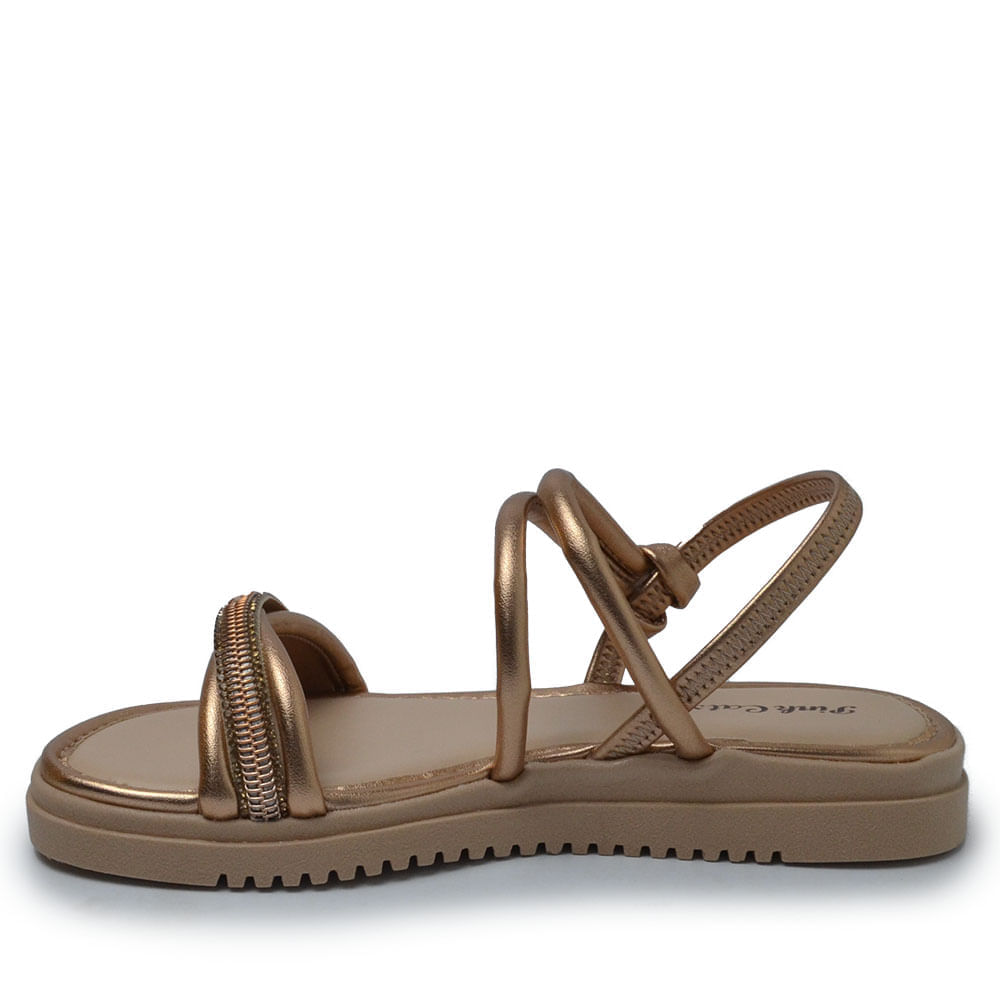 Sandália Infantil Pink Cats Feminina V4902 - Foto 3