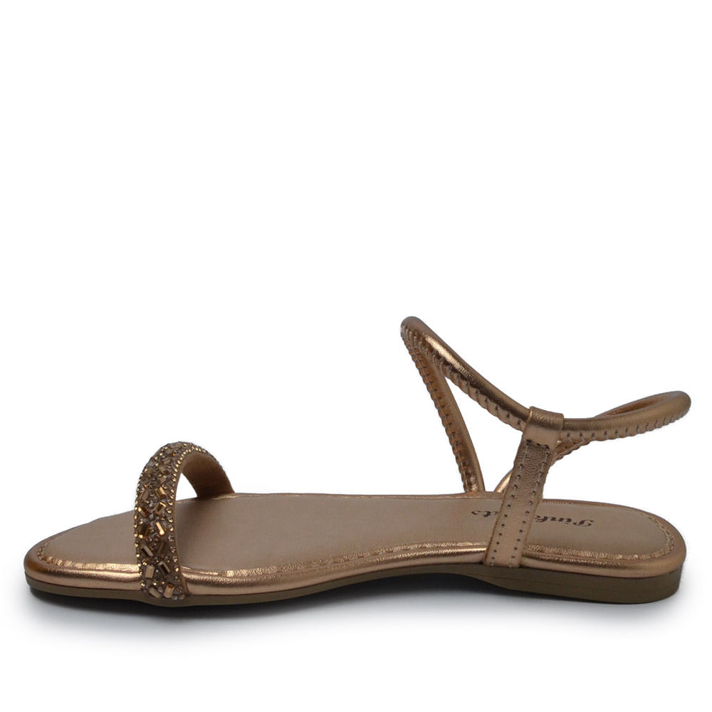 Sandália Rasteira Infantil Pink Cats Feminina V5201 - Foto 3