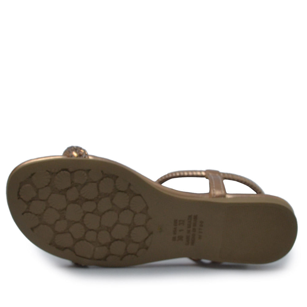 Sandália Rasteira Infantil Pink Cats Feminina V5201 - Foto 5