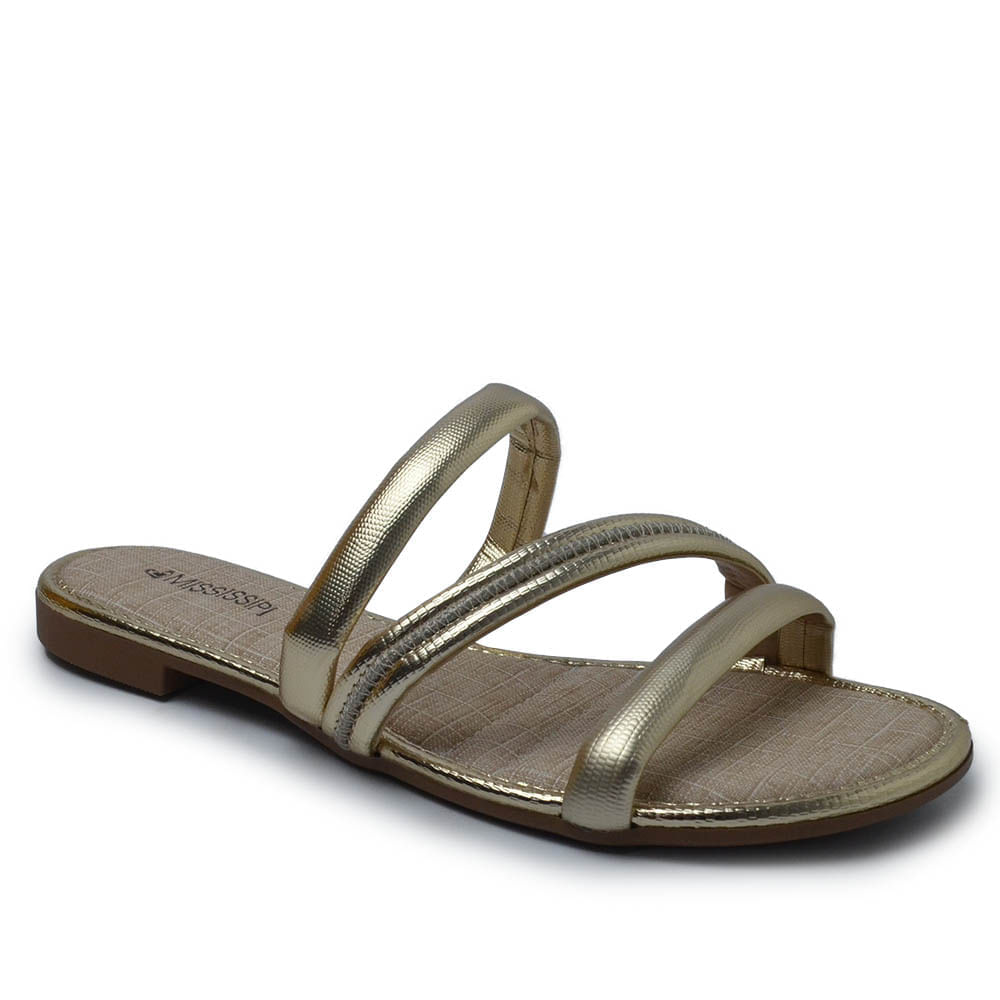 Sandália Rasteira Mississipi Feminina ME431 - Foto 2