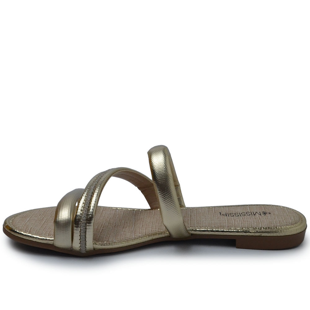 Sandália Rasteira Mississipi Feminina ME431 - Foto 3