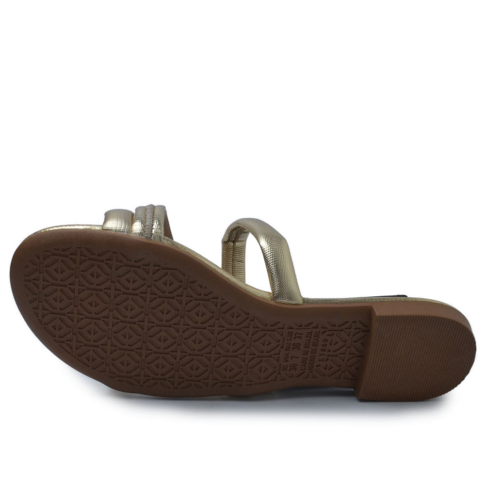 Sandália Rasteira Mississipi Feminina ME431 - Foto 5