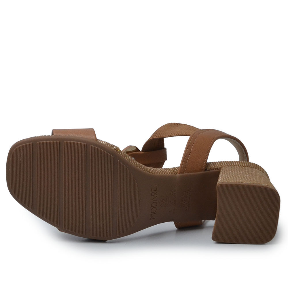 Sandália Modare Feminina Salto Bloco 7172.113 - Foto 5