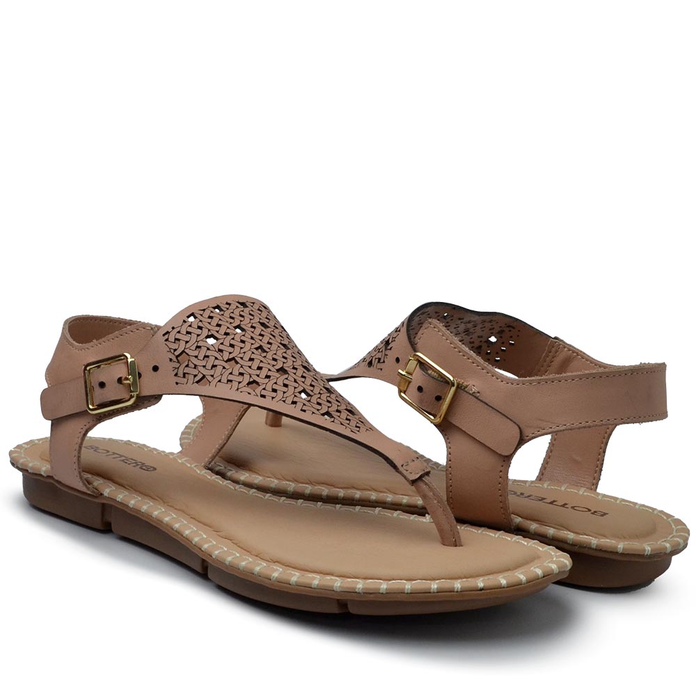 Sandália Rasteira Bottero Feminina 367702 - Foto 6