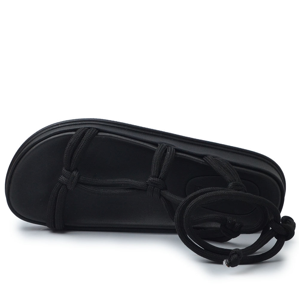 Sandália Papete Moleca Feminina com Amarração 5509.107 - Foto 4