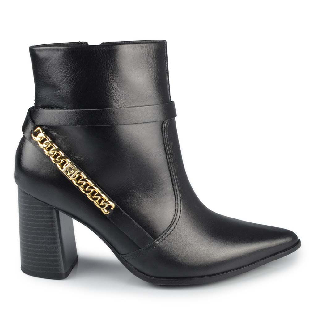 Bota Cano Curto Ramarim Feminino Slato Bloco 2568101 - Foto 1