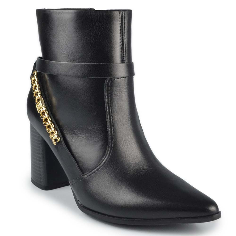 Bota Cano Curto Ramarim Feminino Slato Bloco 2568101 - Foto 2