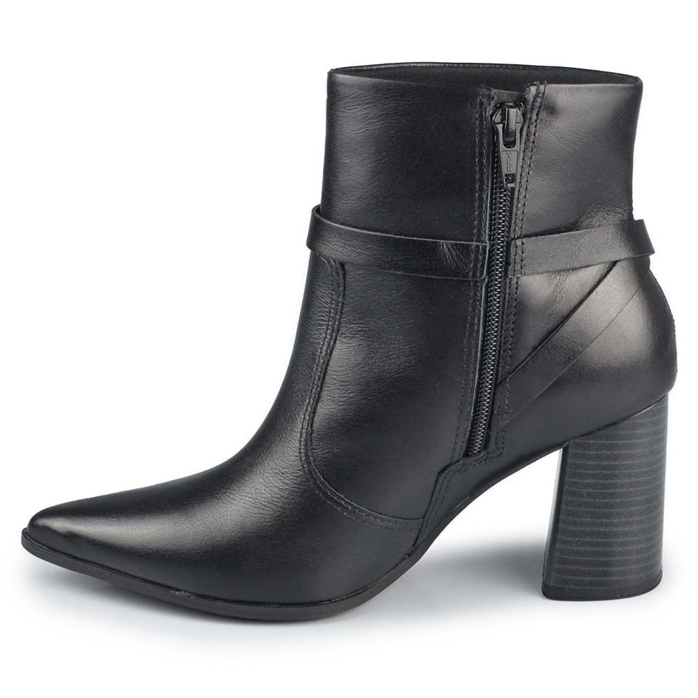 Bota Cano Curto Ramarim Feminino Slato Bloco 2568101 - Foto 3