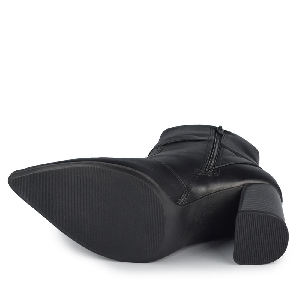 Bota Cano Curto Ramarim Feminino Slato Bloco 2568101 - Foto 5