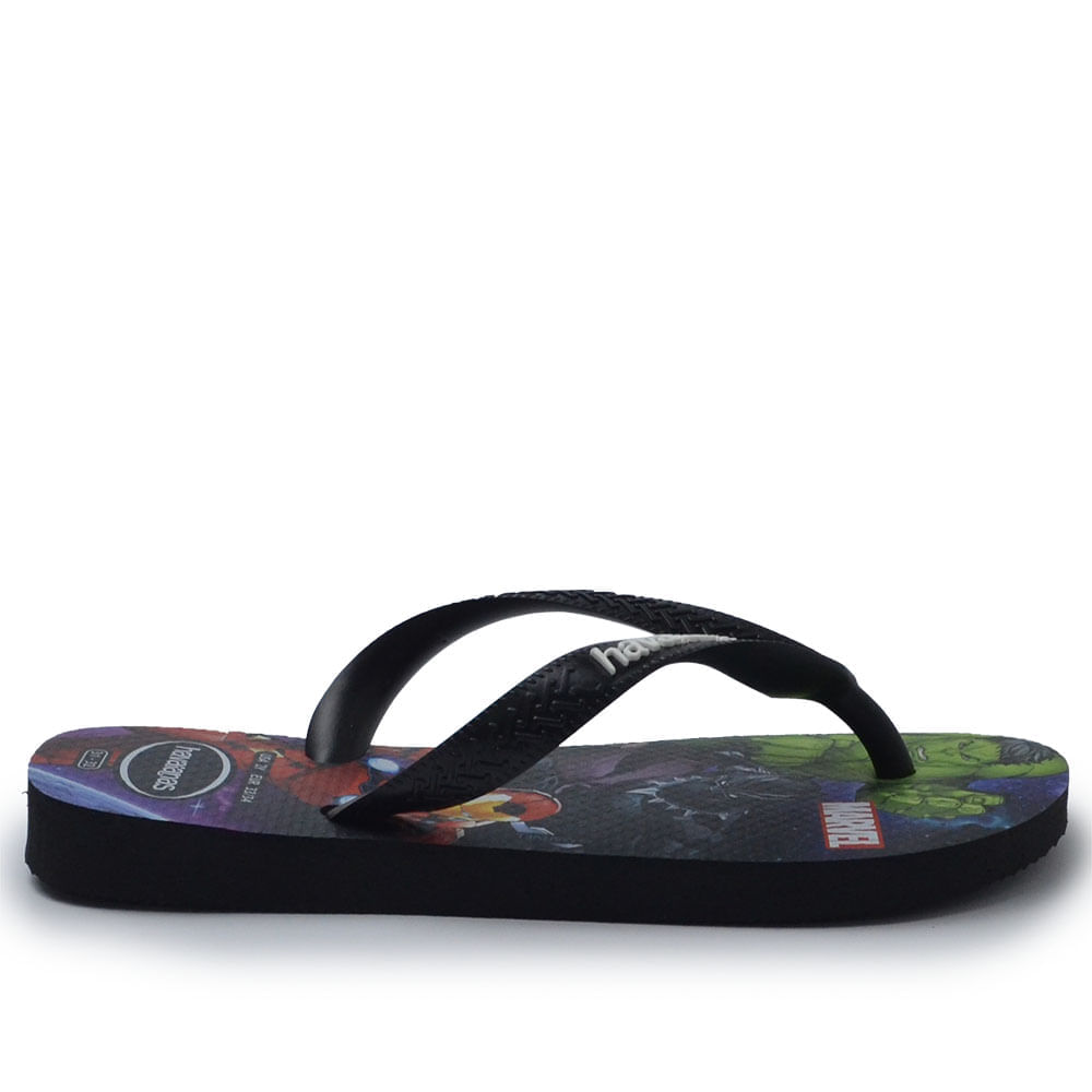 Chinelo Infantil Havaianas Masculino Top Marvel II 0090 - Foto 2