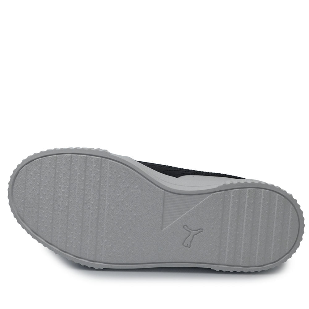 Tênis Puma Carina Feminino Casual - Couro Branco - Foto 5