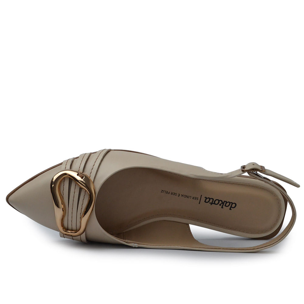 Chanel Dakota Feminino Slingback D0211 - Foto 4