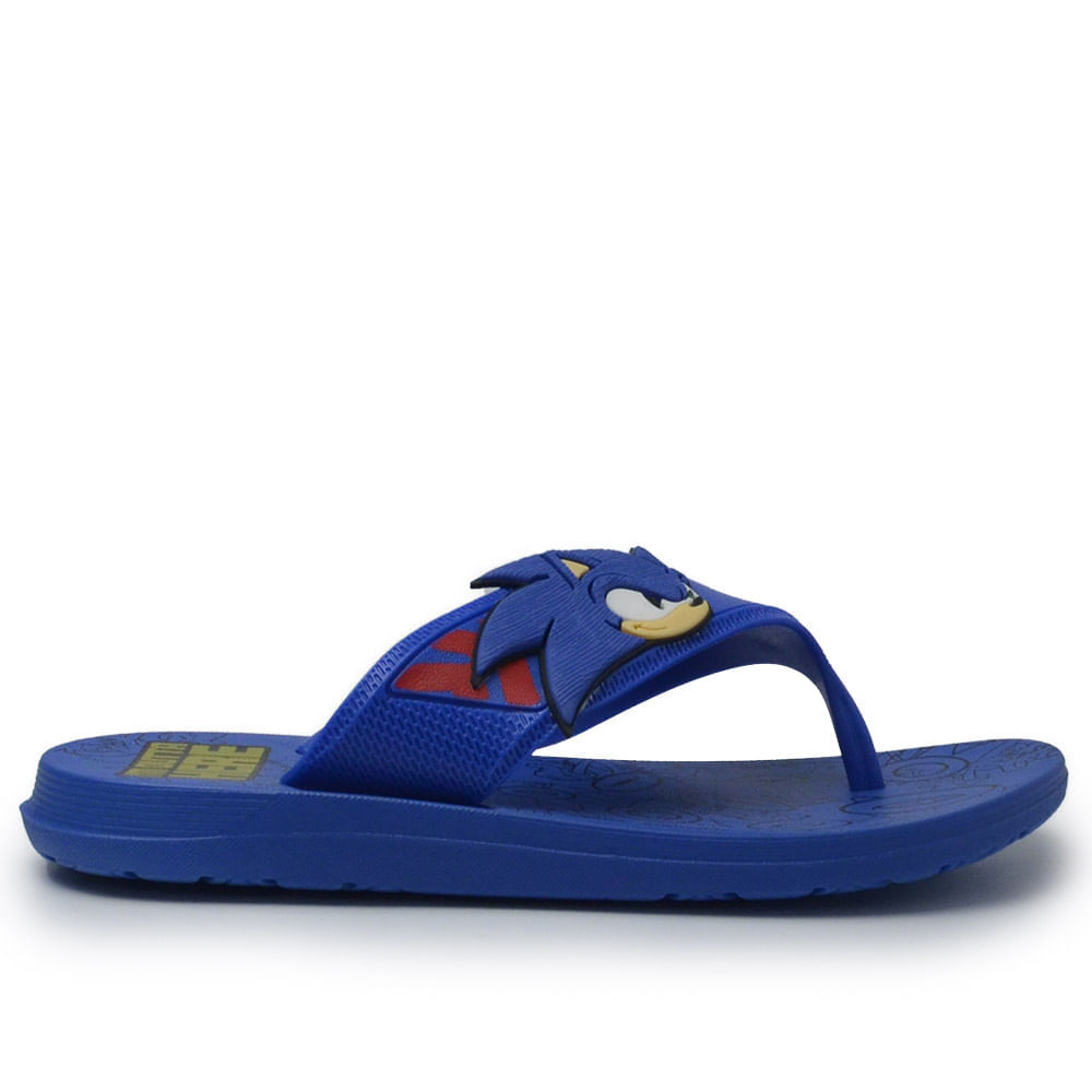 Chinelo Infantil Grendene Masculino Sonic 25 Rings 23162 - Foto 2