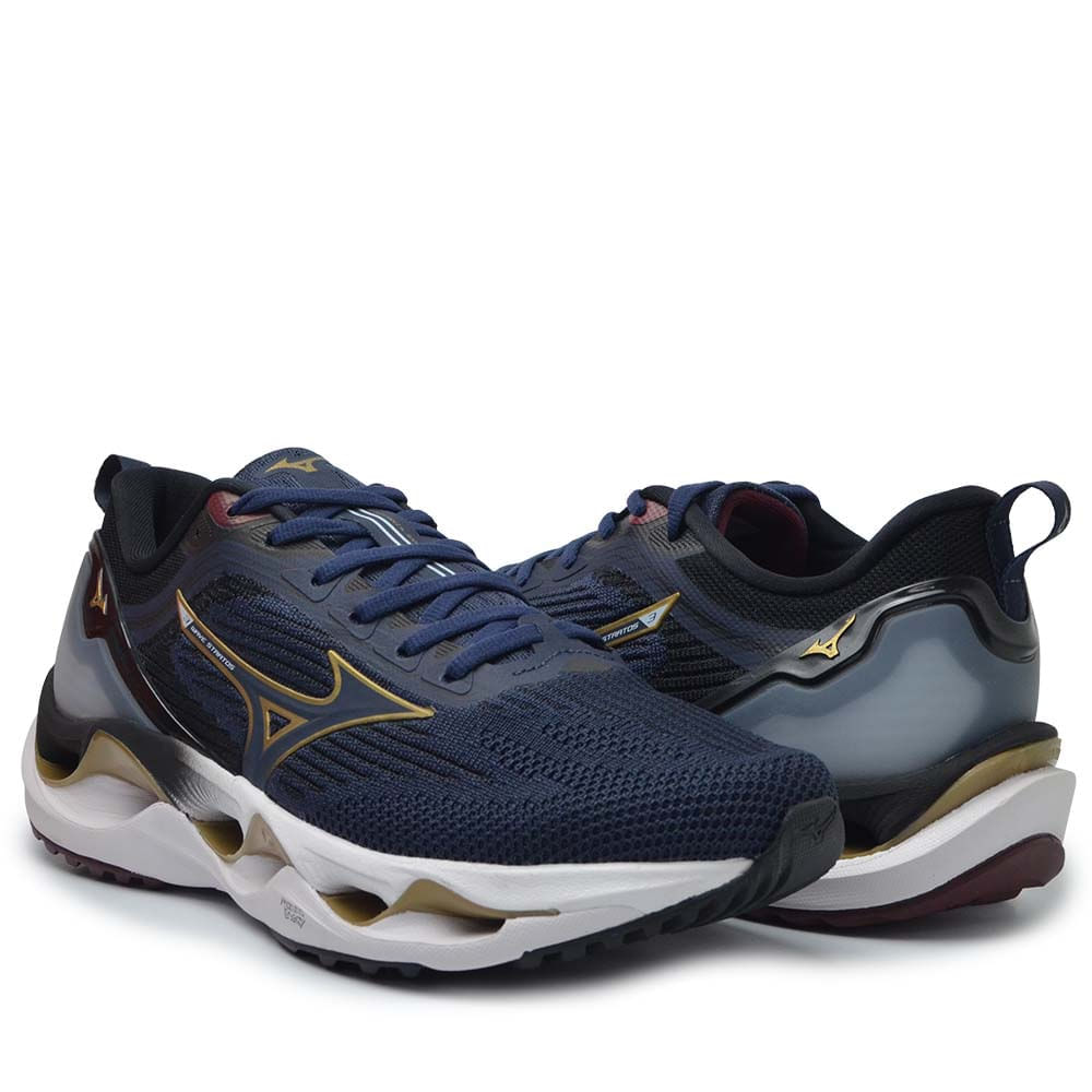 Tênis Esportivo Mizuno Masculino Wave Stratos 6 101006006 - Foto 6